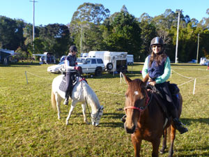 Niki Brand riding Danny