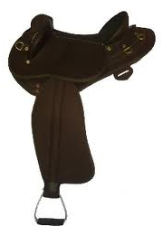 Halfbreed saddle